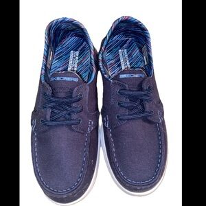 Skechers On The Go Navy Blue Memory Foam Slip In Sneakers Women’s Size 6